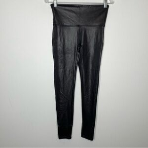 Spanx Black Faux Leather Leggings